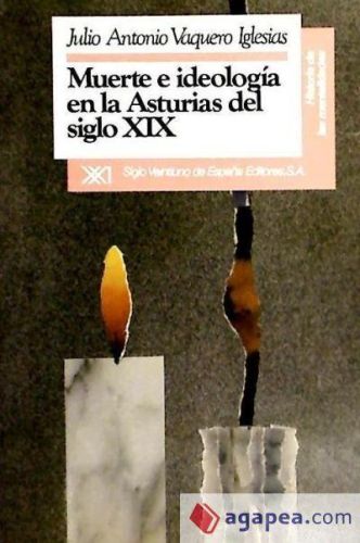 Portada del libro de Muerte e ideología en la Asturias del siglo XIX.
