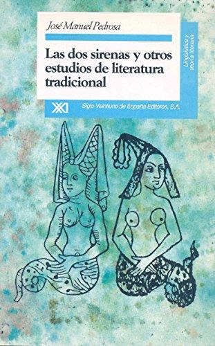 Portada del libro de Las dos sirenas y otros estudios de literatura tradicional.